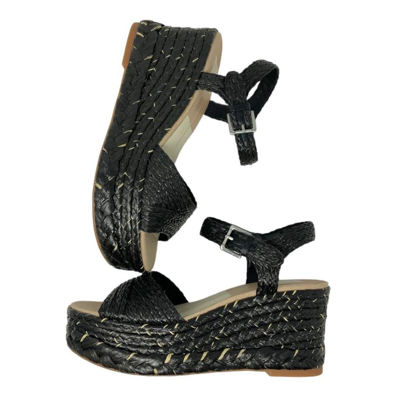 Tiago Wedges Black Raffia Wedges Dolce Vita Tiago Raffia Platform