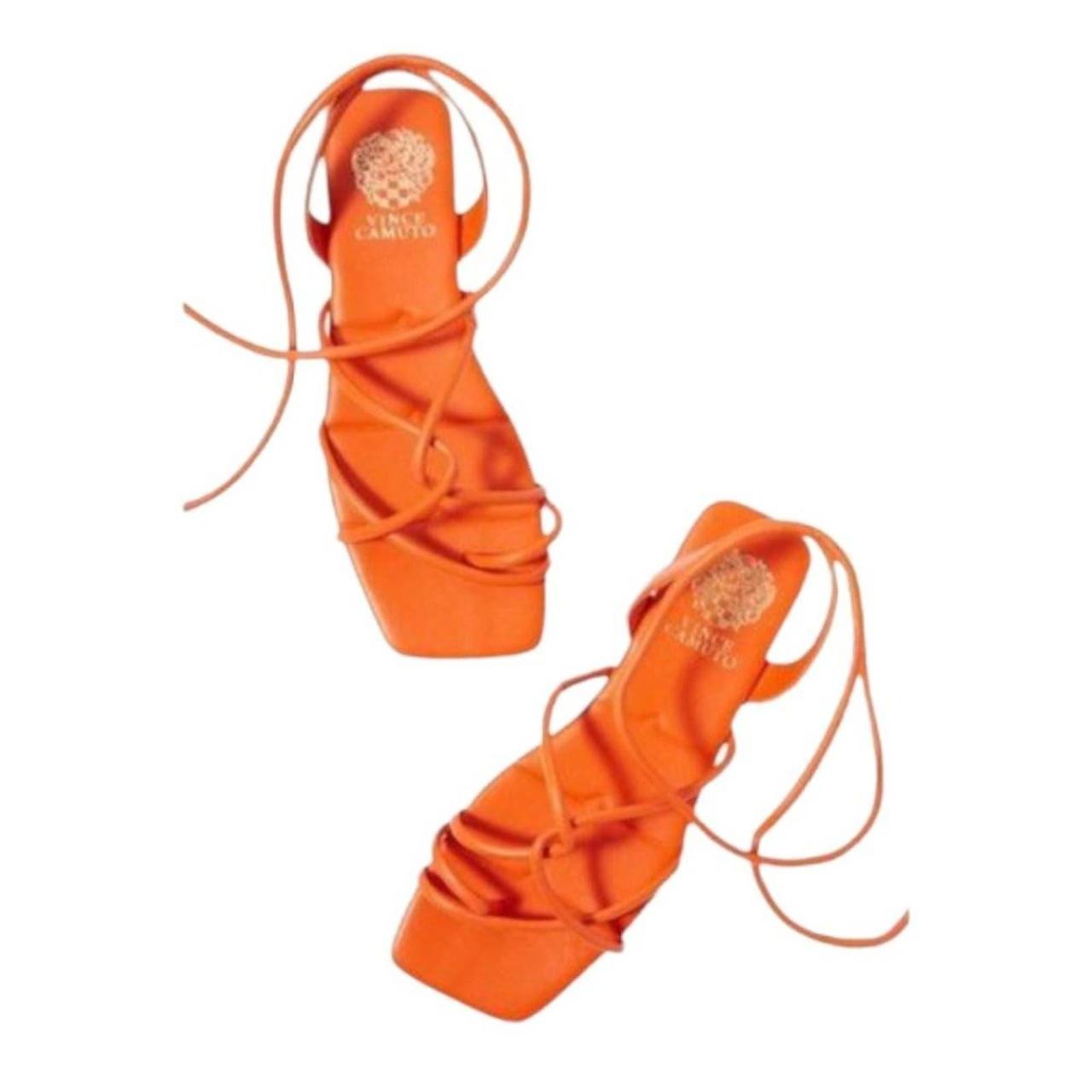 Vince fashion camuto orange sandals