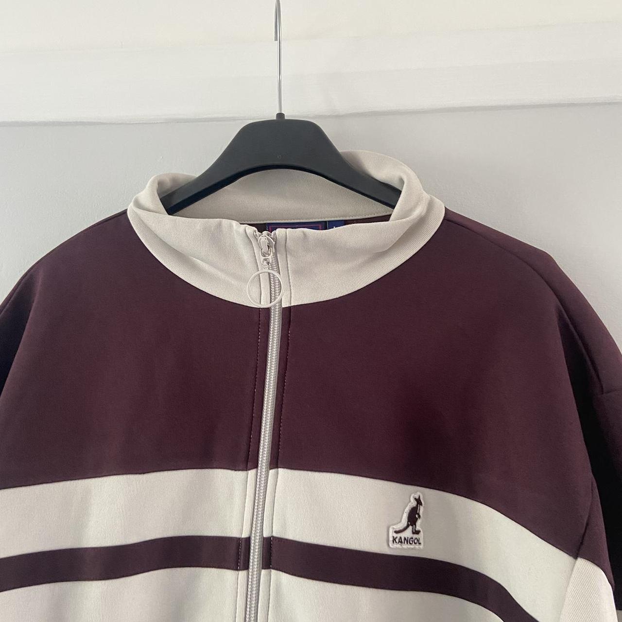 Kangol track jacket in light beige maroon. 10 10. Depop