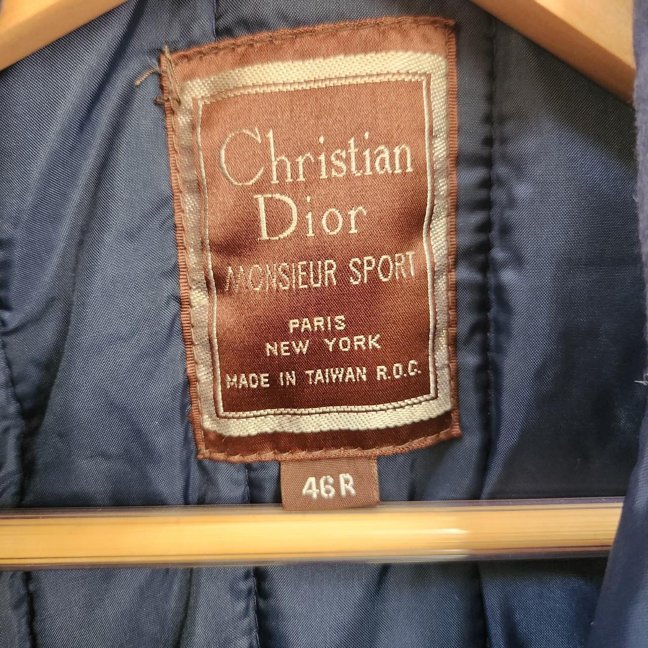 Vintage Christian Dior Monsieur Sport Navy Coat | Depop