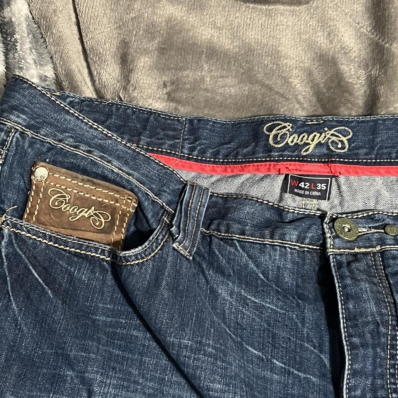 super baggy coogi jeans design and embroidery looks... - Depop