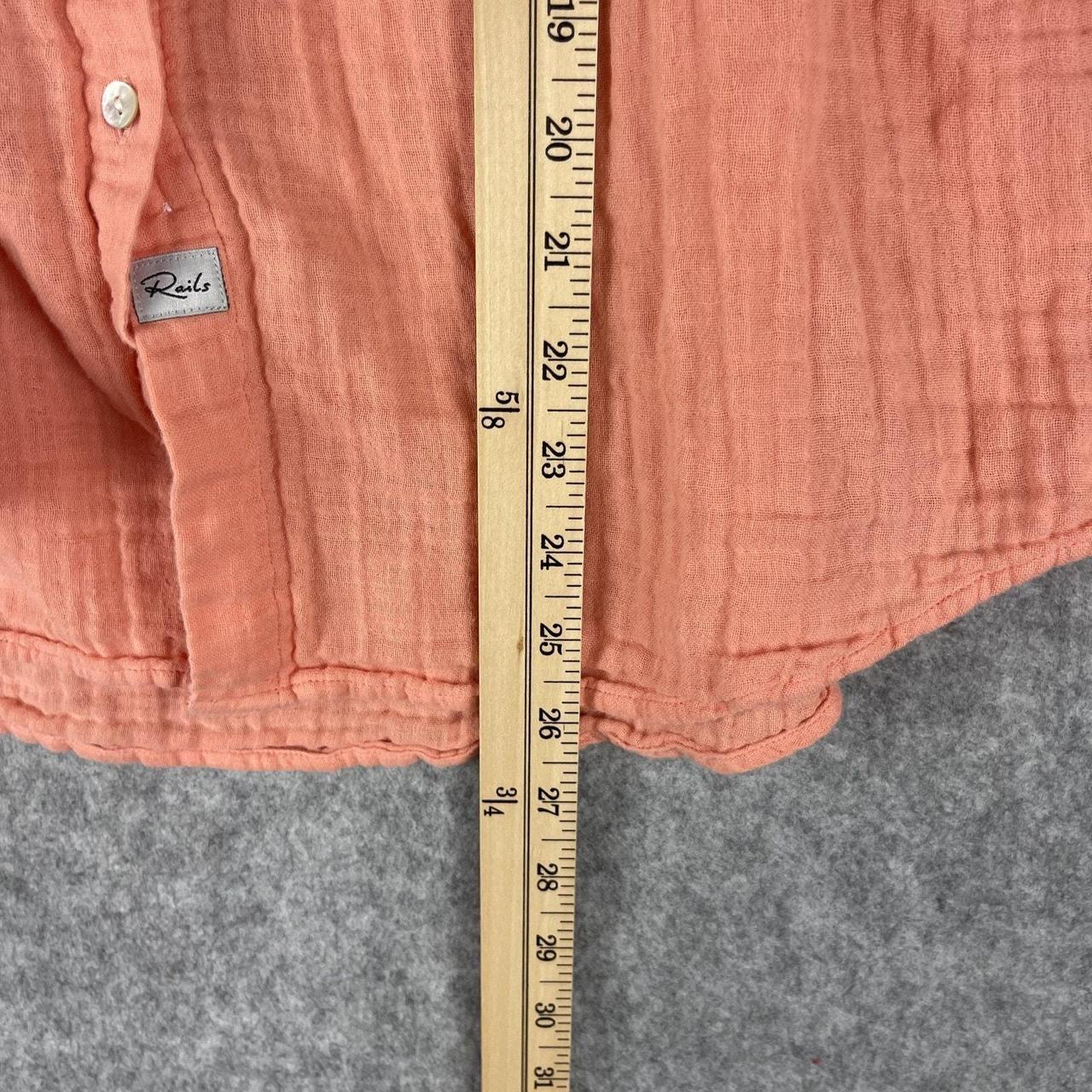 Rails Women's Blouse - Orange - L – Rails Ellis S… - image 6