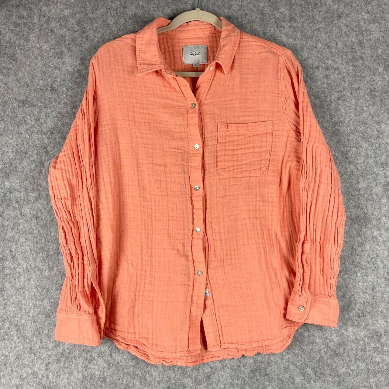 Rails Women's Blouse - Orange - L – Rails Ellis S… - image 1