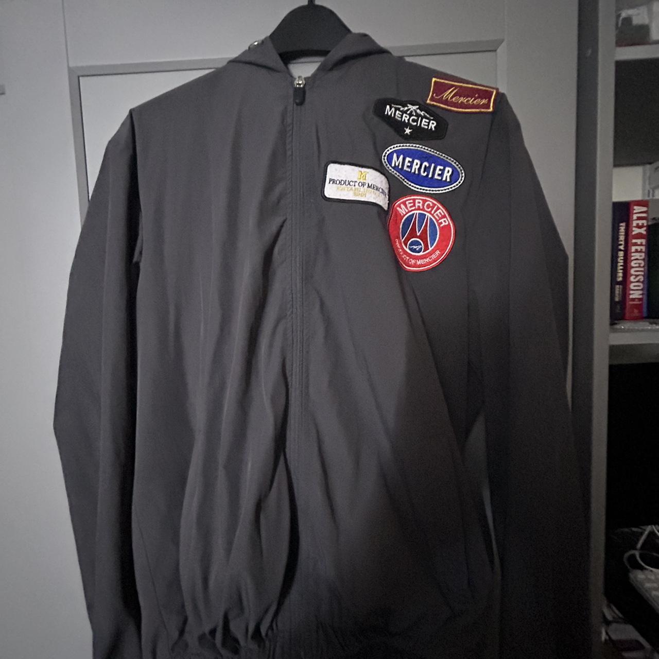 Xs grey mercier windbreaker worn a good few times... Depop