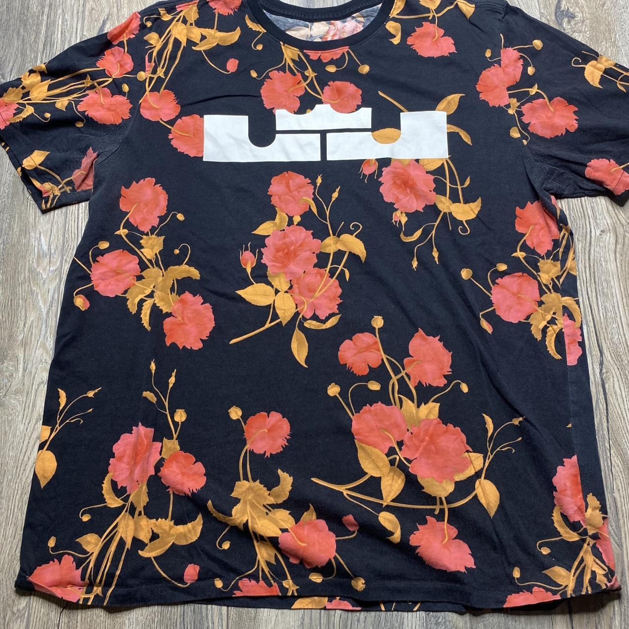 Lebron james store flower shirt