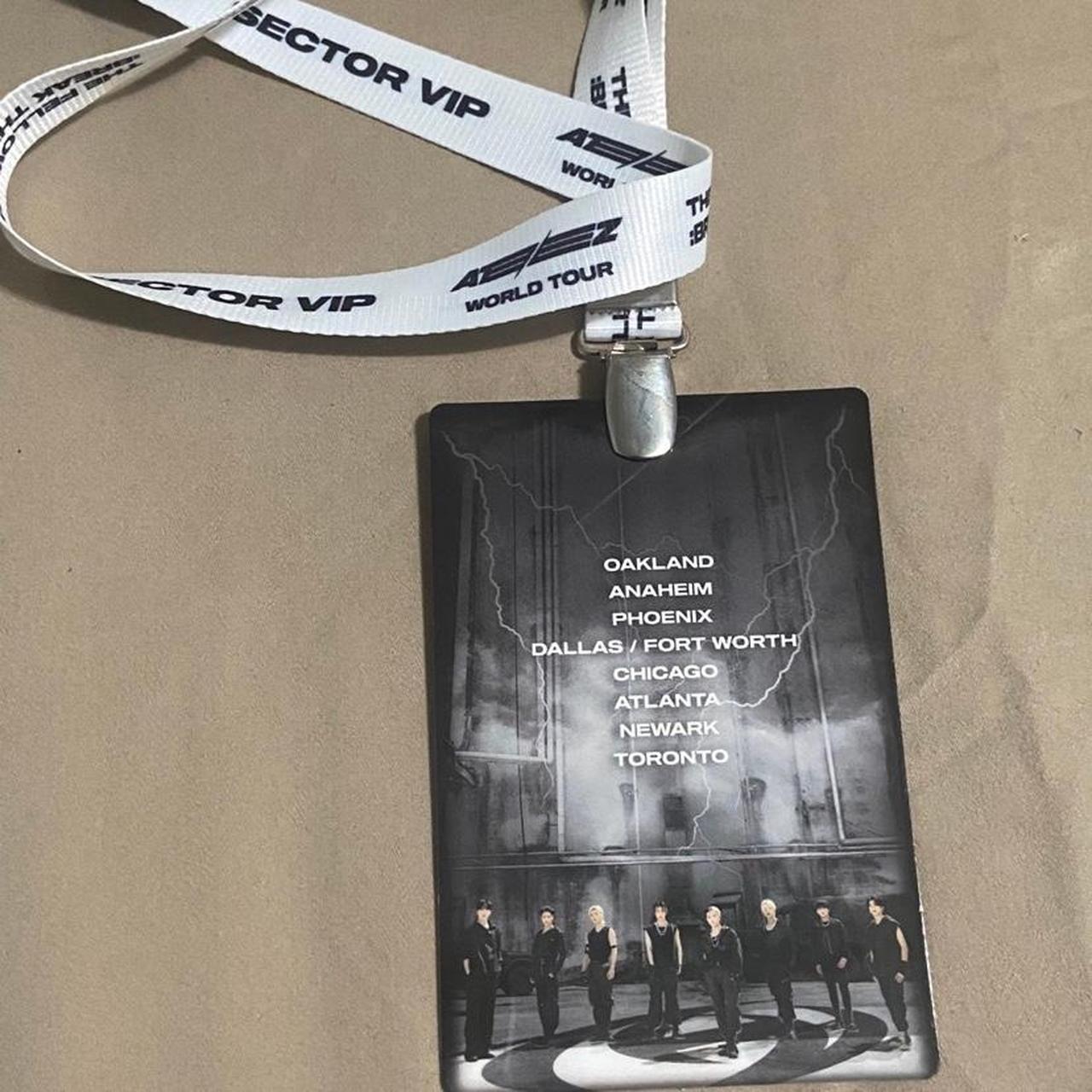 Ateez Break The Wall purchases tour Sector VIP Lanyard