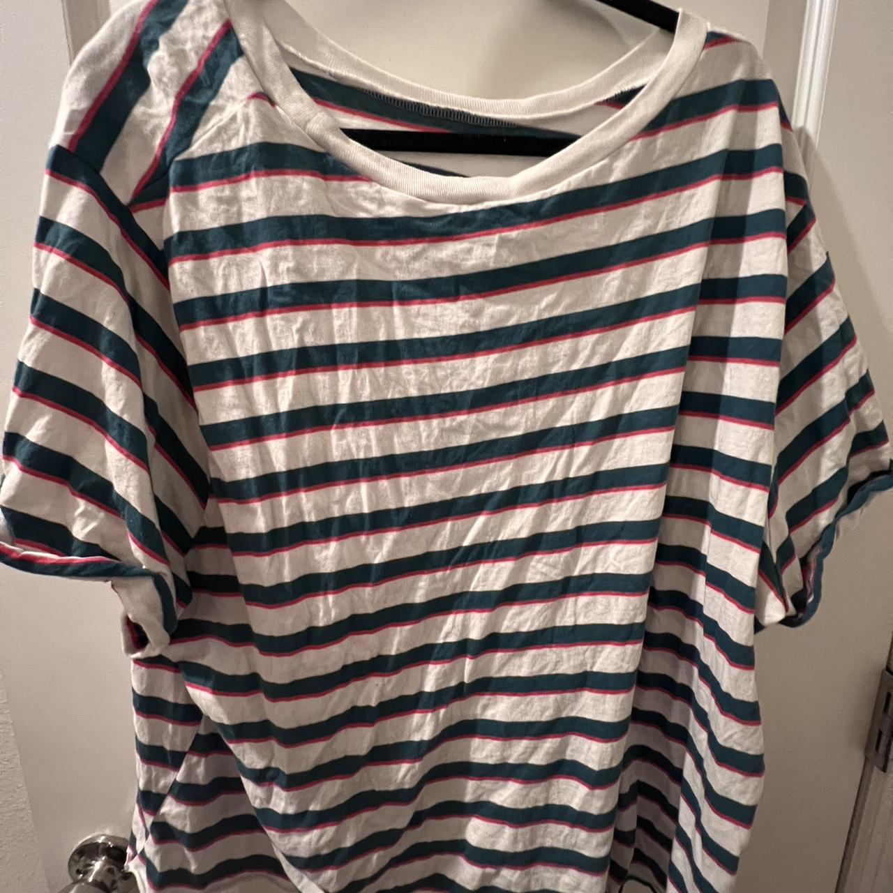 Wild Fable Target Plus Size 4X Women’s Stripe Shirt... - Depop