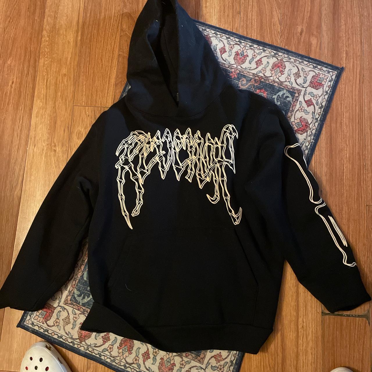 Revenge skull and Bones Hoodie From the zillakami... Depop