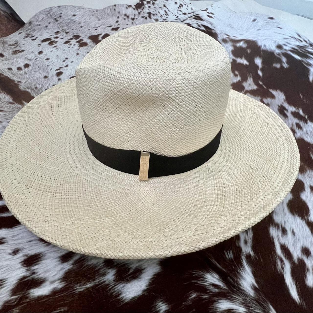 GIGI BURRIS Panama straw hat . Excellent pre owned... - Depop