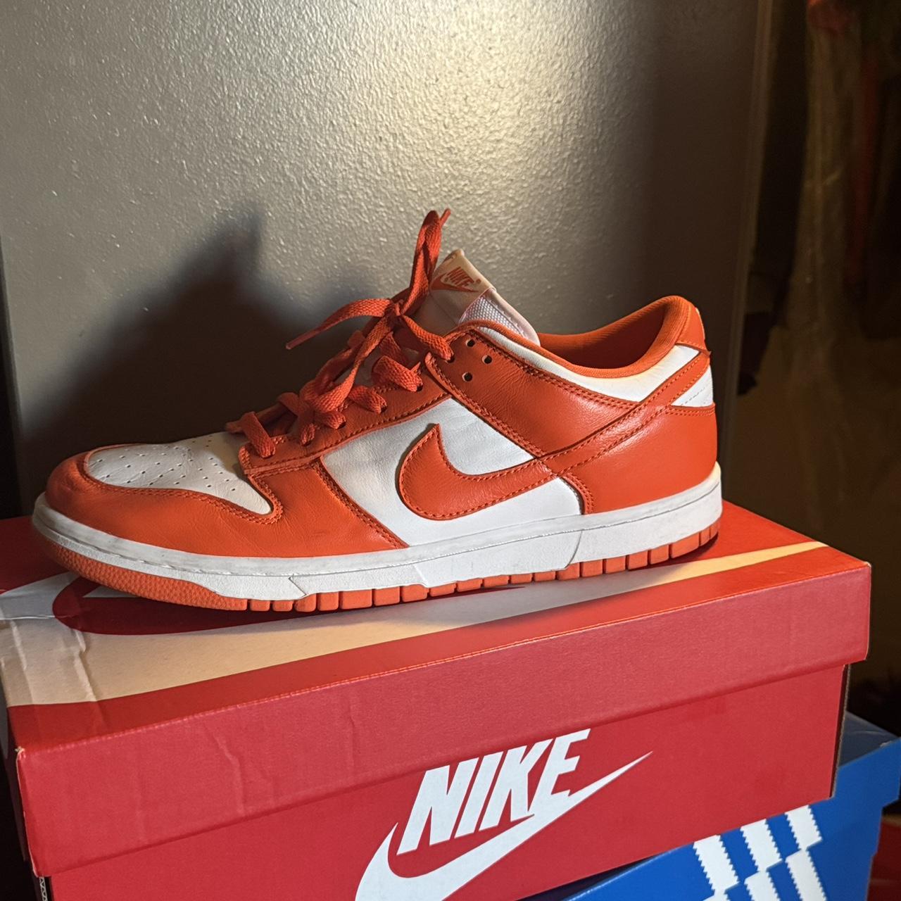 orange blaze dunks low