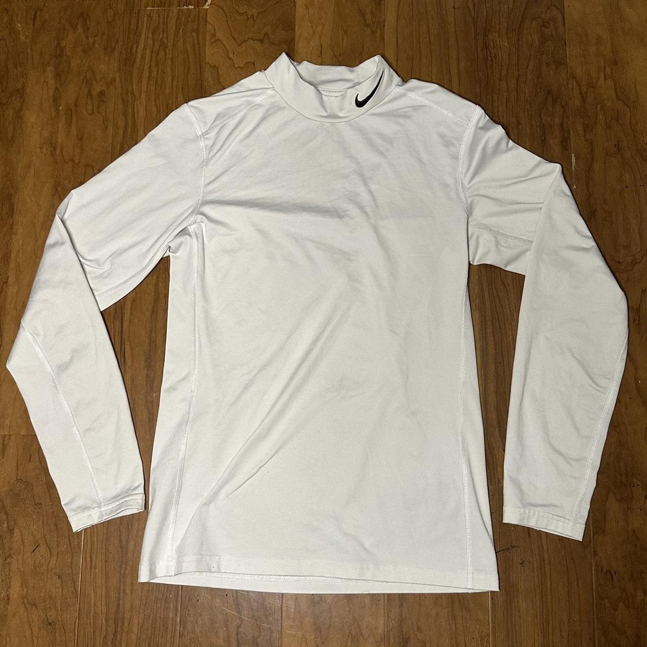 NIKE Dri-Fit Fitted Long Sleeve Turtle Neck... - Depop