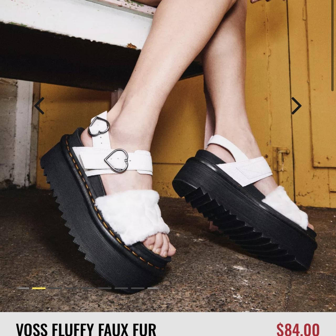 faux doc marten sandals