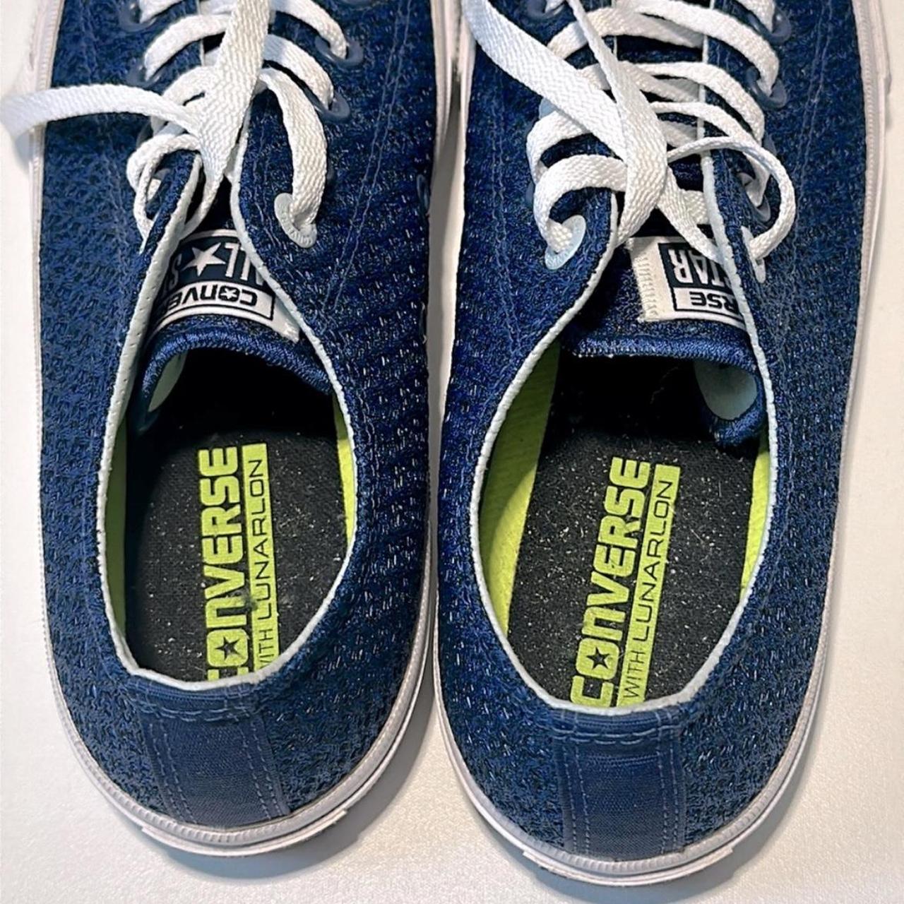 Converse with hot sale lunarlon blue