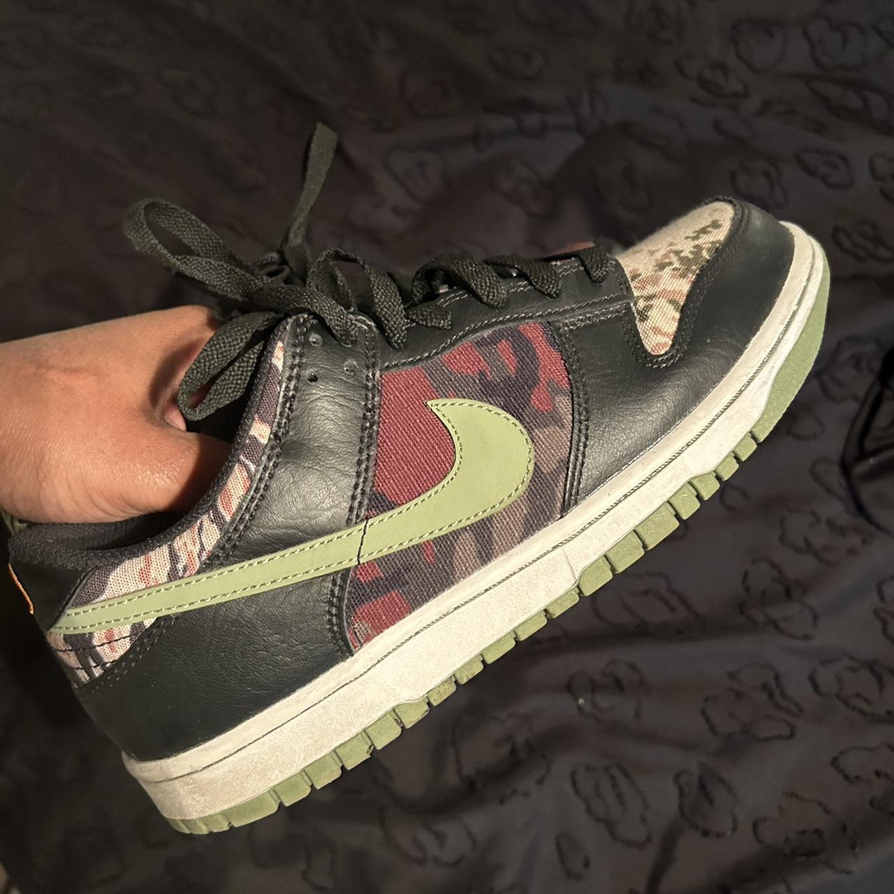 camo jordan dunks