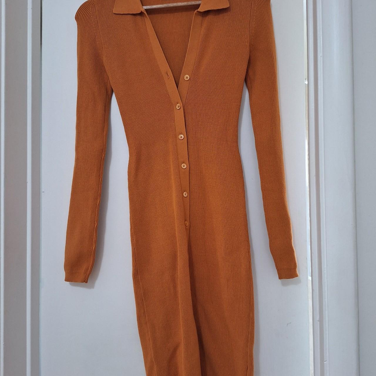 XS orange Aritzia dress, excellent condition. Worn... Depop