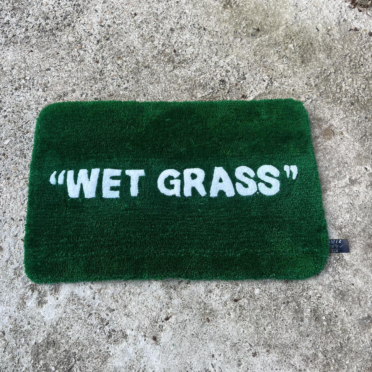 “Wet grass” custom made welcome mat. 2. 3 feet long ... - Depop