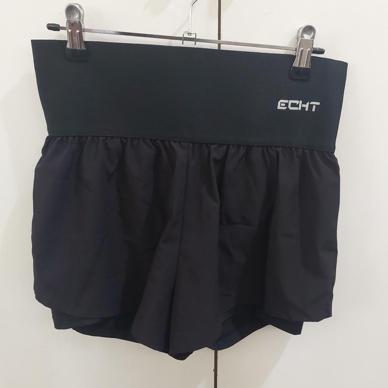 ECHT brand black gym shorts These are sold as a... Depop