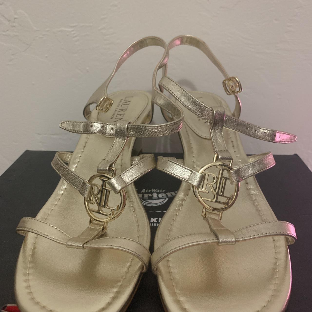 Ralph lauren best sale silver sandals