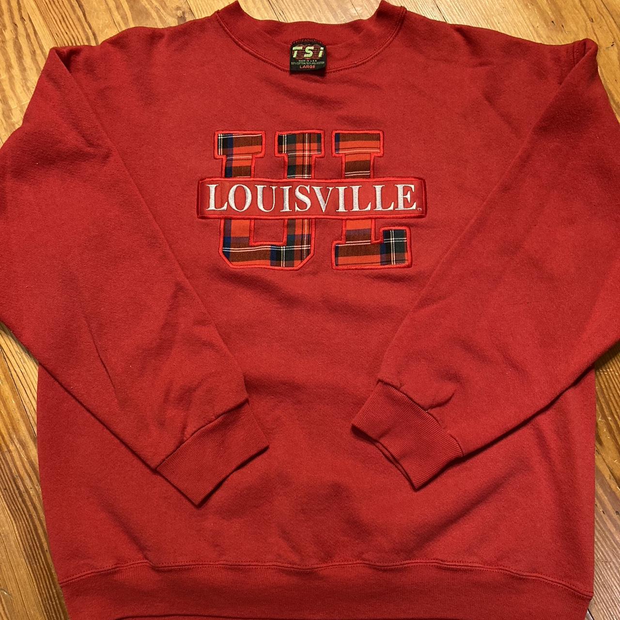 Vintage University of Louisville Zip Up - Depop
