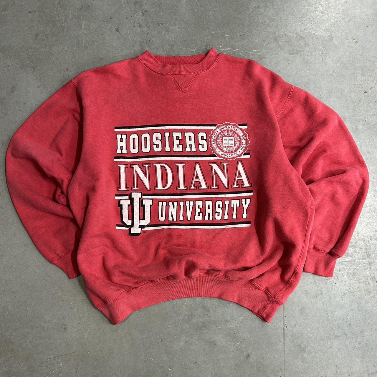 Logo 7 Men's Sweatshirt - Red - XL – 90s Vintage … - image 2