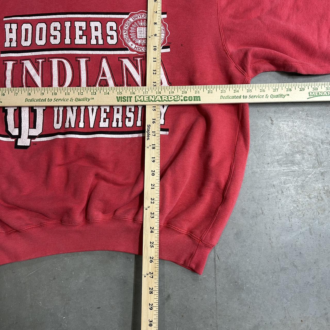 Logo 7 Men's Sweatshirt - Red - XL – 90s Vintage … - image 3