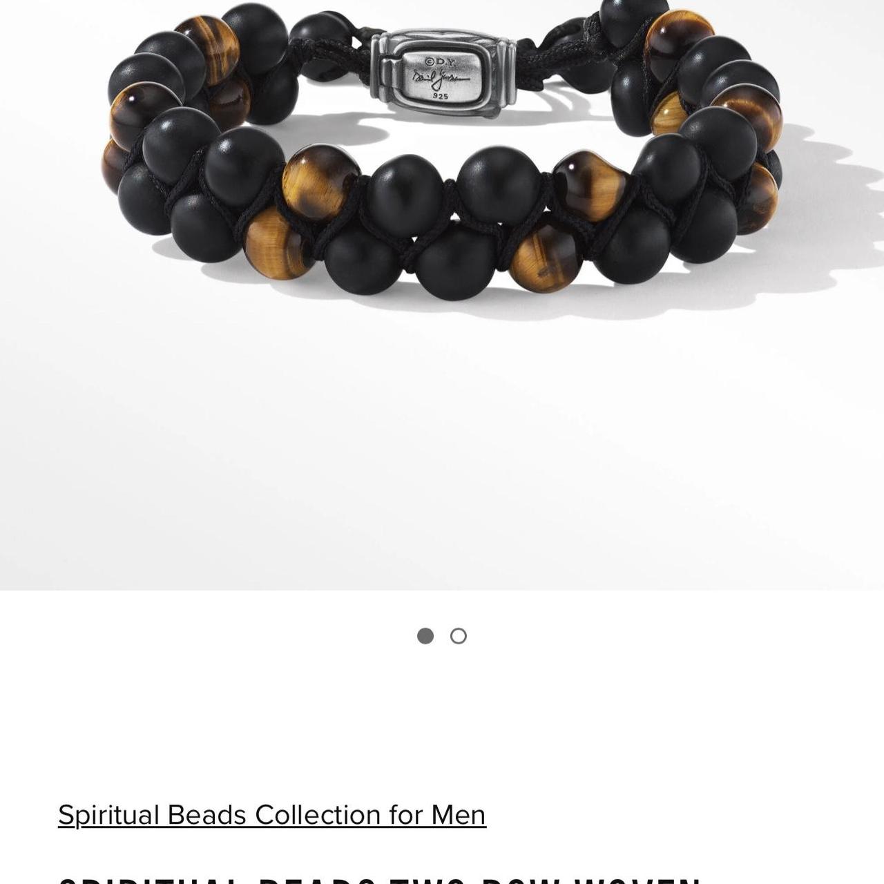 David Yurman Men's Spiritual Beads Two-Row Bracelet