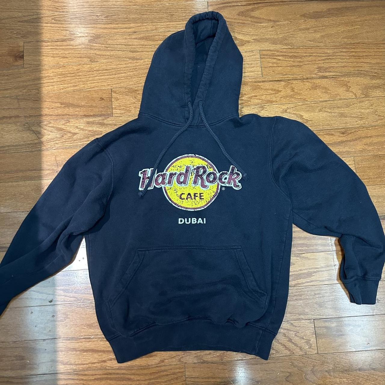 Hard Rock Cafe Dubai hoodie size M #hardrock #dubai... - Depop