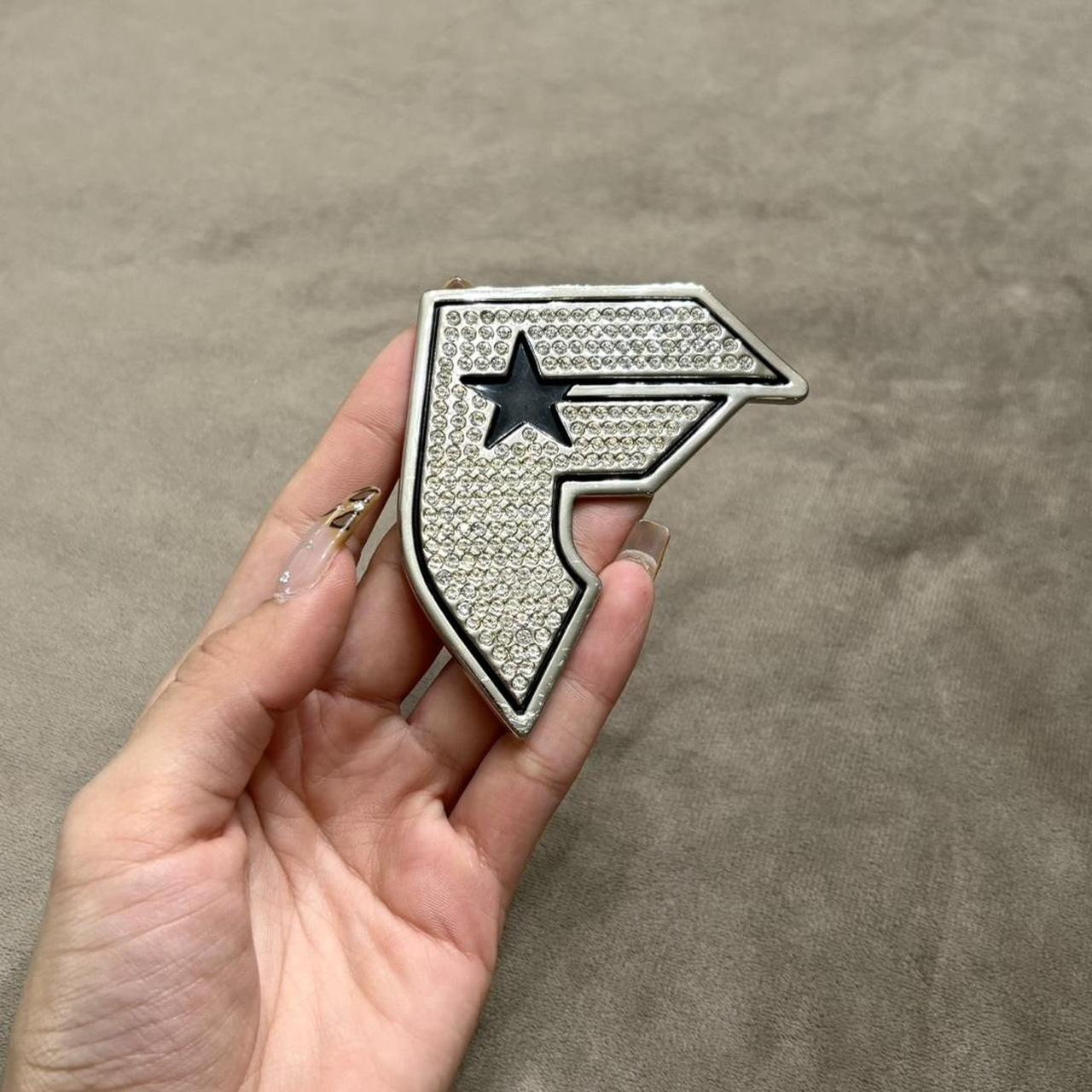 Famous Stars and Straps [ガールズフーディー] (M)【BURIED BY TIME AND DUST】 Vintage Famous Star and Straps Belt Buckle Initial F Silver