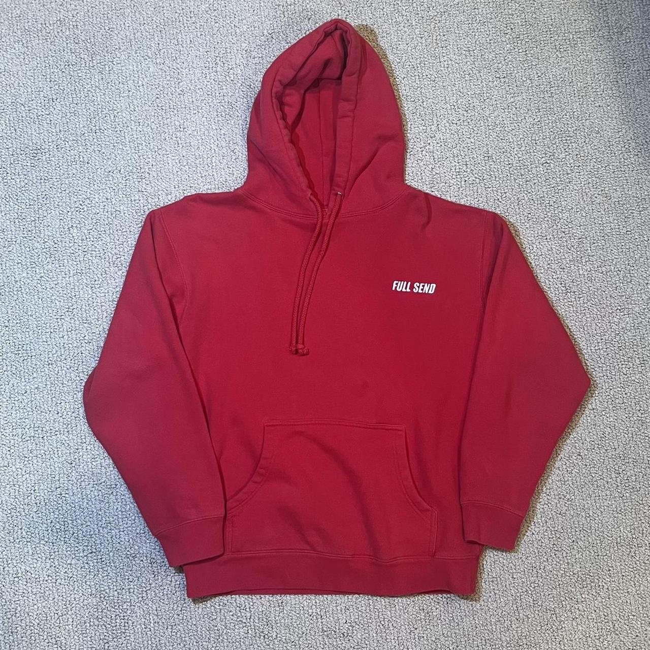 Nelkboys Full Send Red Hoodie Size M Depop
