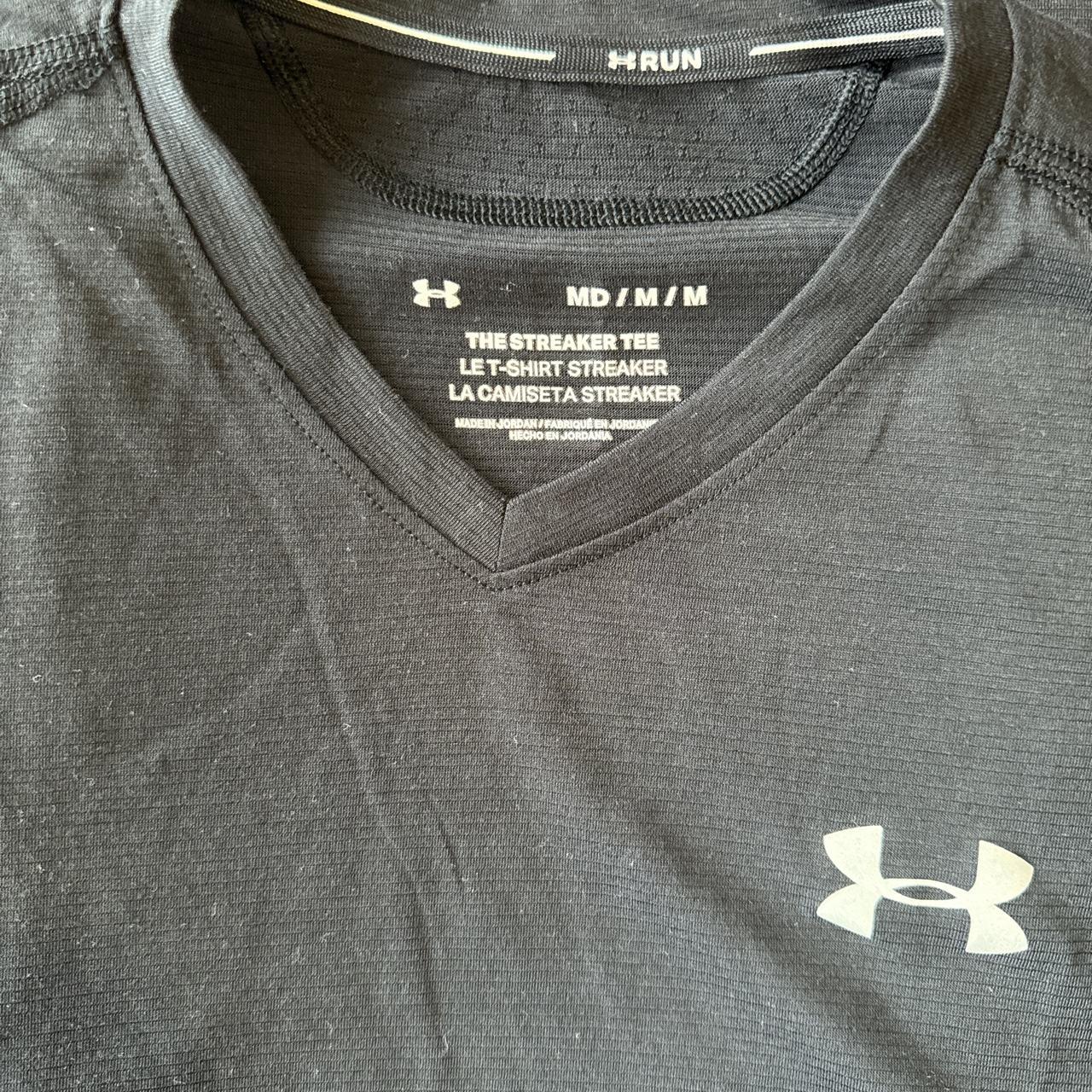 Fitted Under Armour v-neck tshirt. “The Streaker - Depop