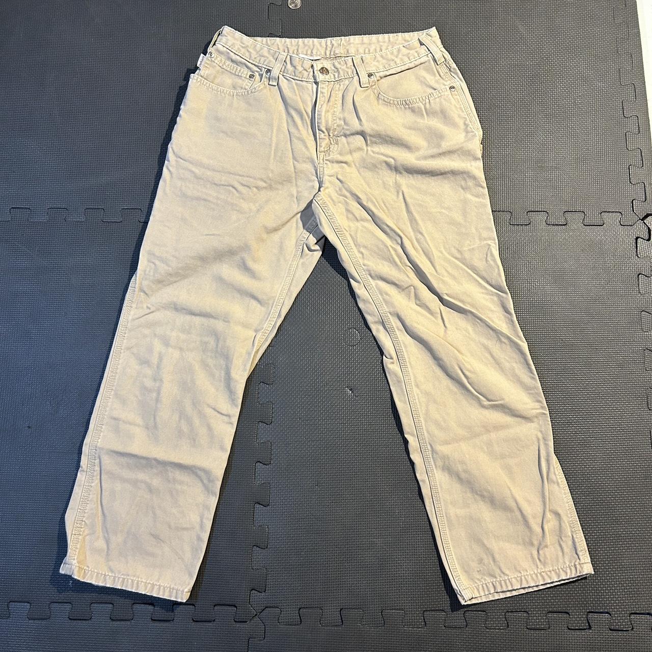 Vintage Utility Workwear Carhartt khakis Pants - Depop