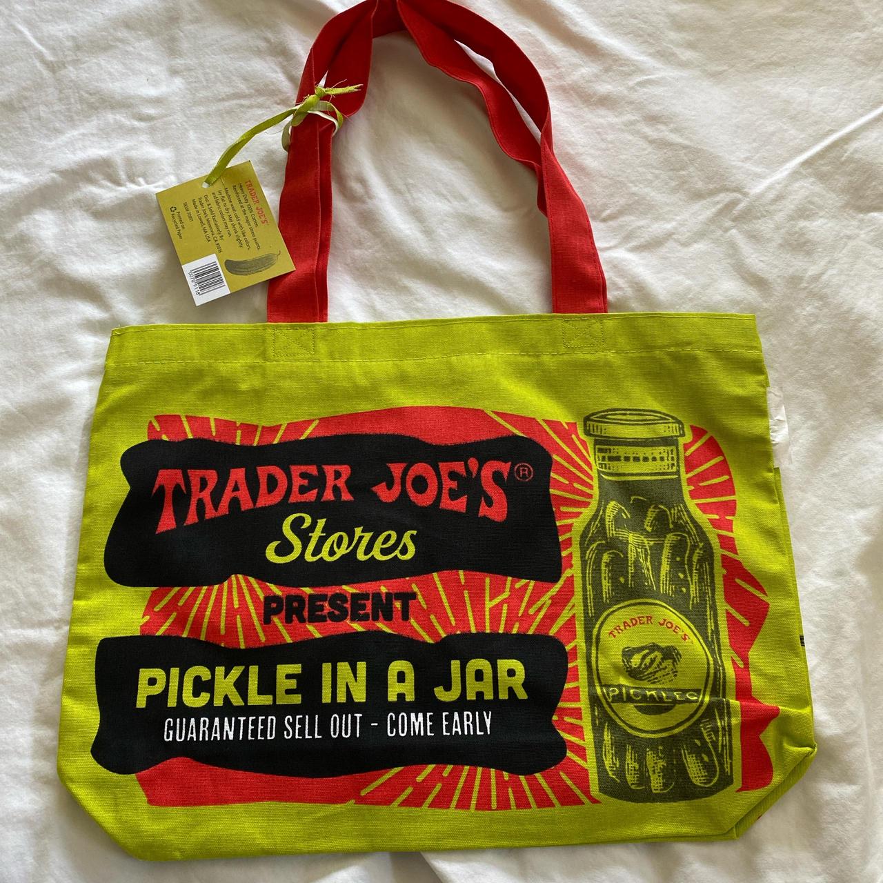 Trader Joe's pickles bag - brand new with tags.... - Depop