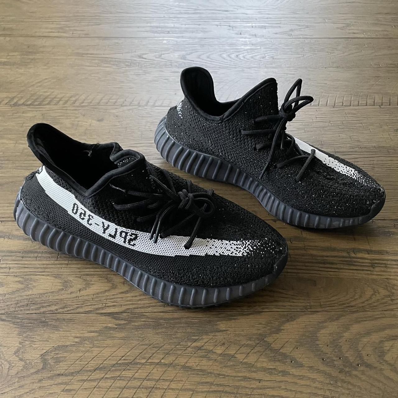 yeezy 350 oreos message before buying🙏🙏 size 8,... - Depop