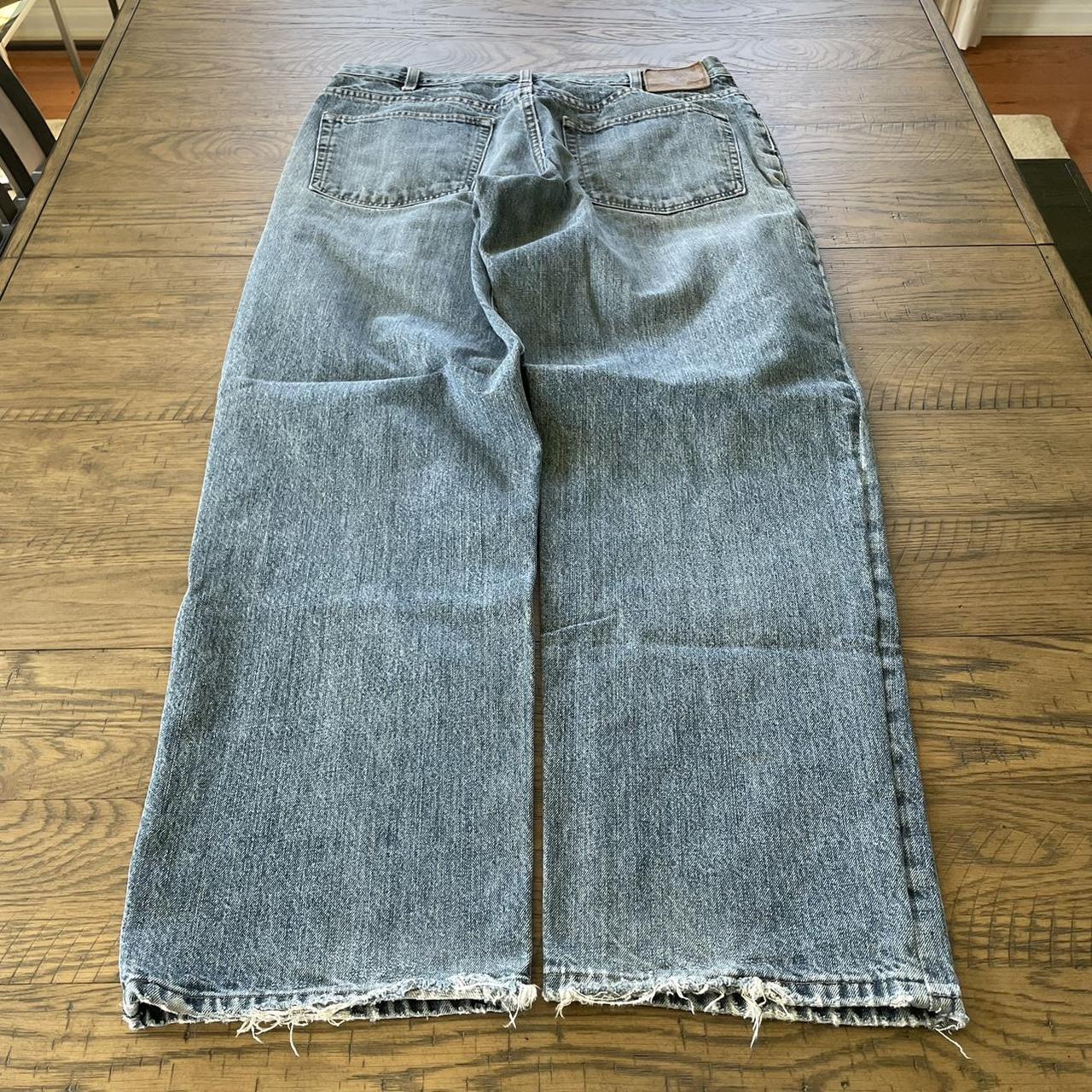 vintage baggy eddie bauer jeans 36x32, rlly nice... - Depop