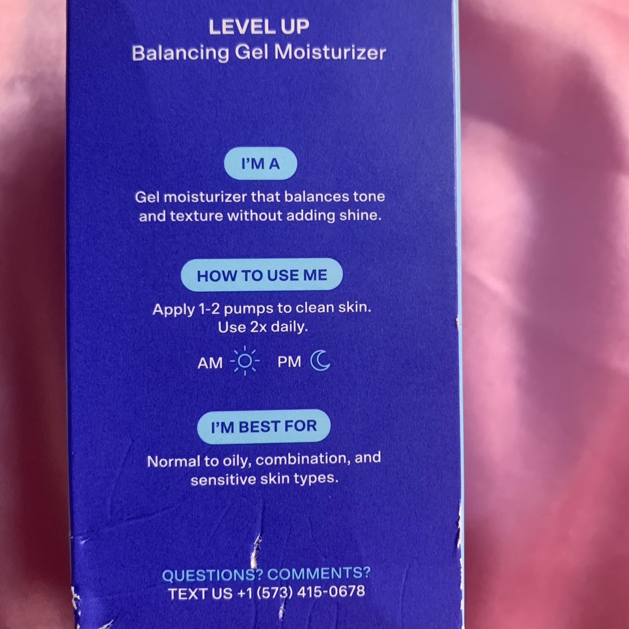 Bubble Level Up Balancing Gel Moisturizer Made For... - Depop