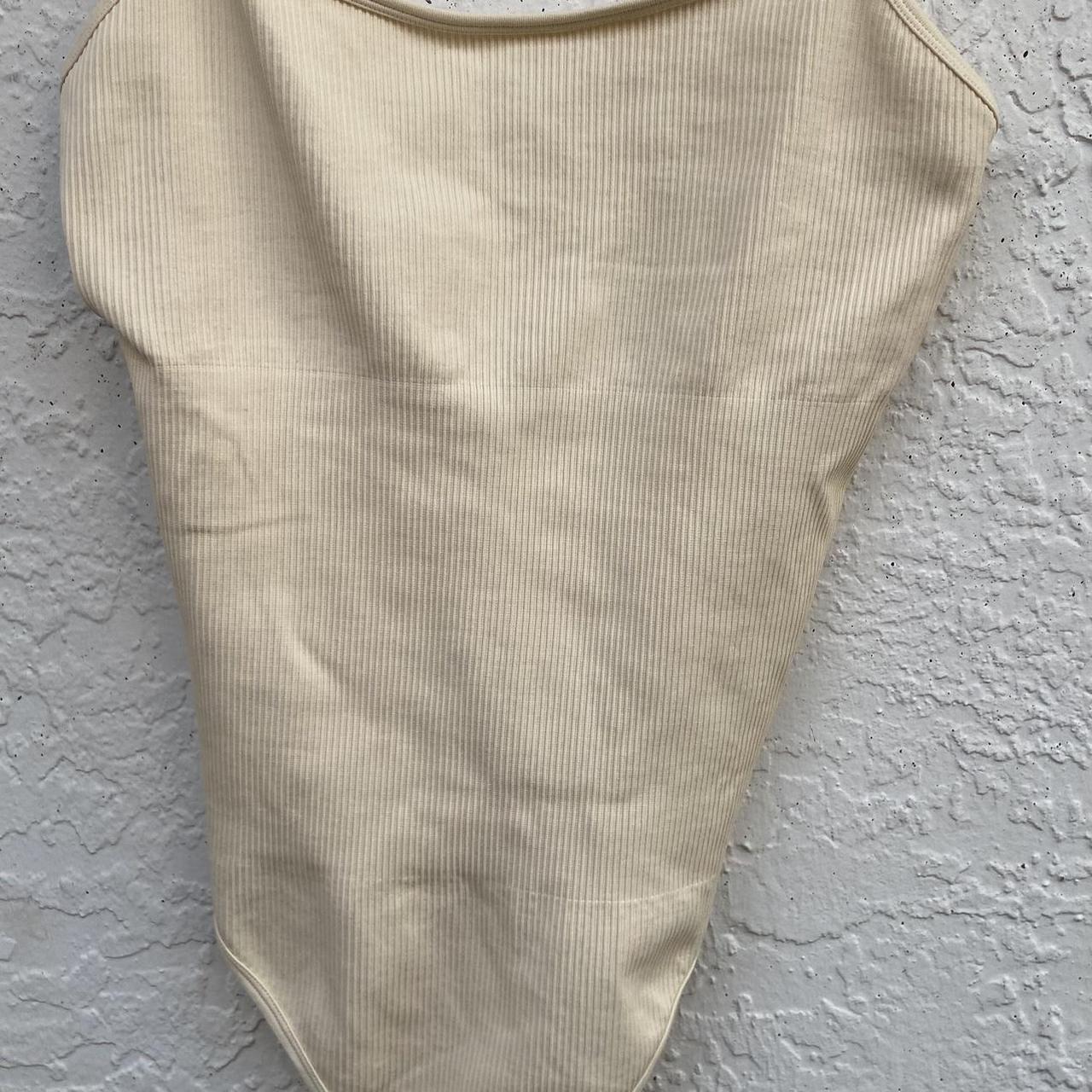 OQQ Bodysuit Sexy Ribbed Sleeveless Adjustable