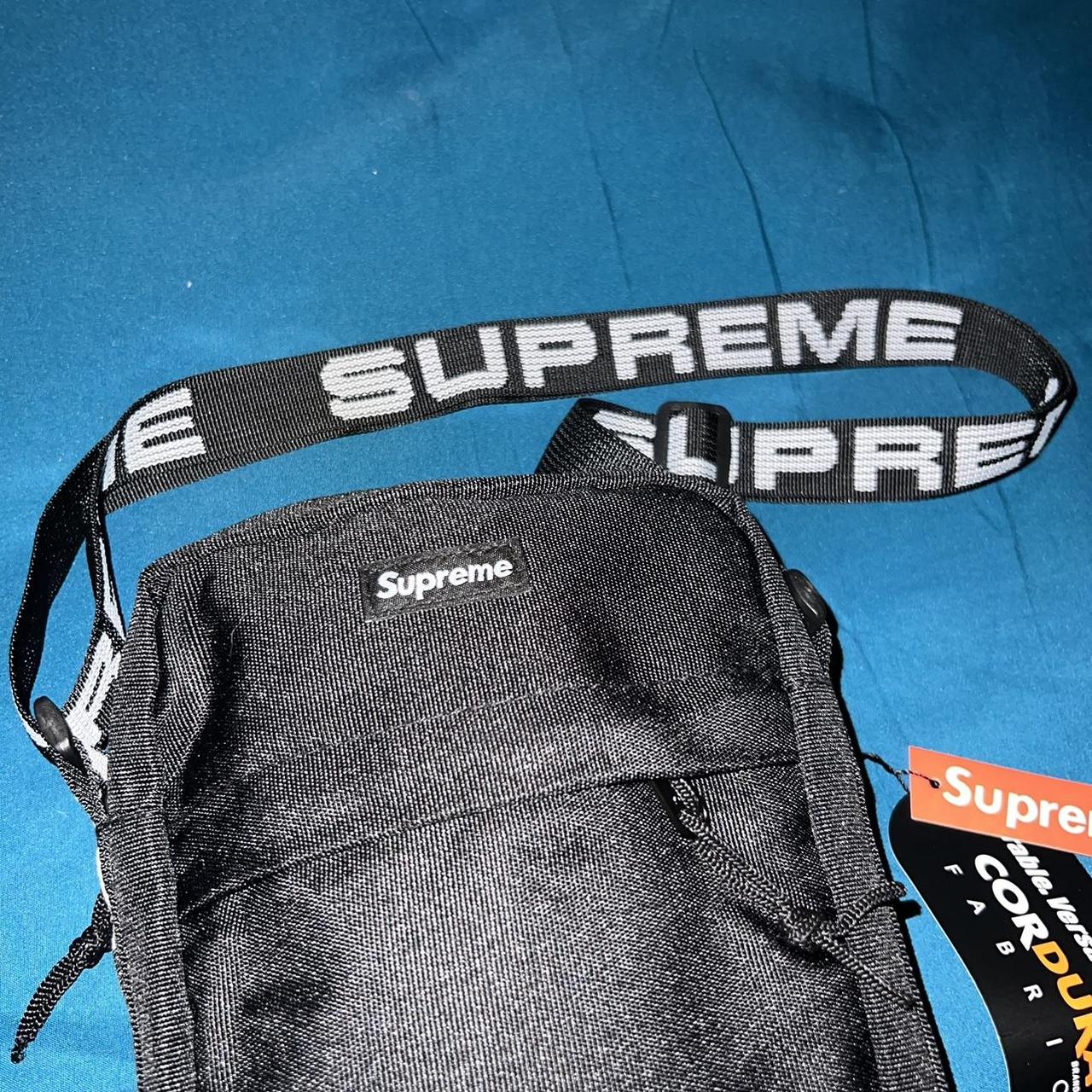 Supreme SS18 Shoulder Crossbody Bag ( BLACK ) Depop