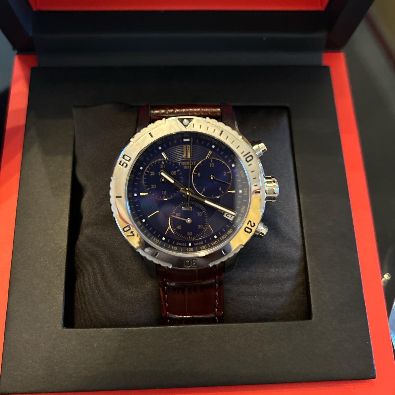 Tissot Swiss Watch Men's PRS200 Swiss Quartz Leather... Depop