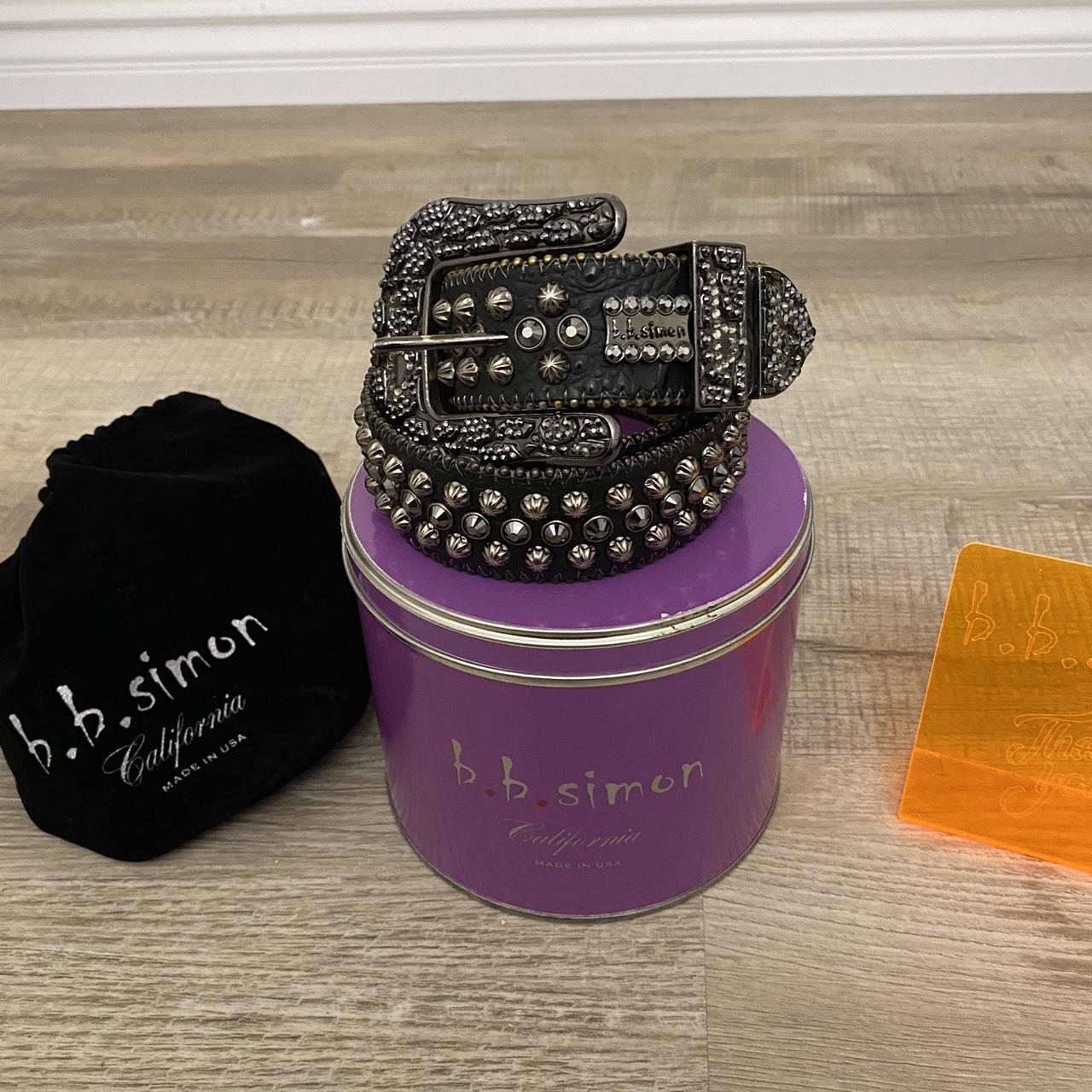 Bb.Simon belt only wore once all gems are still one... Depop