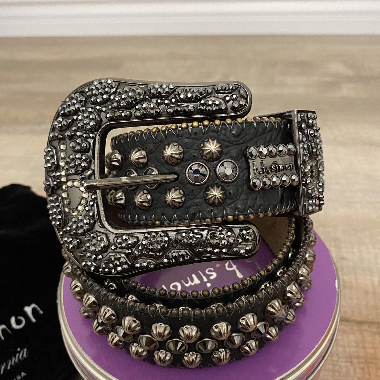 Bb.Simon belt only wore once all gems are still one... Depop