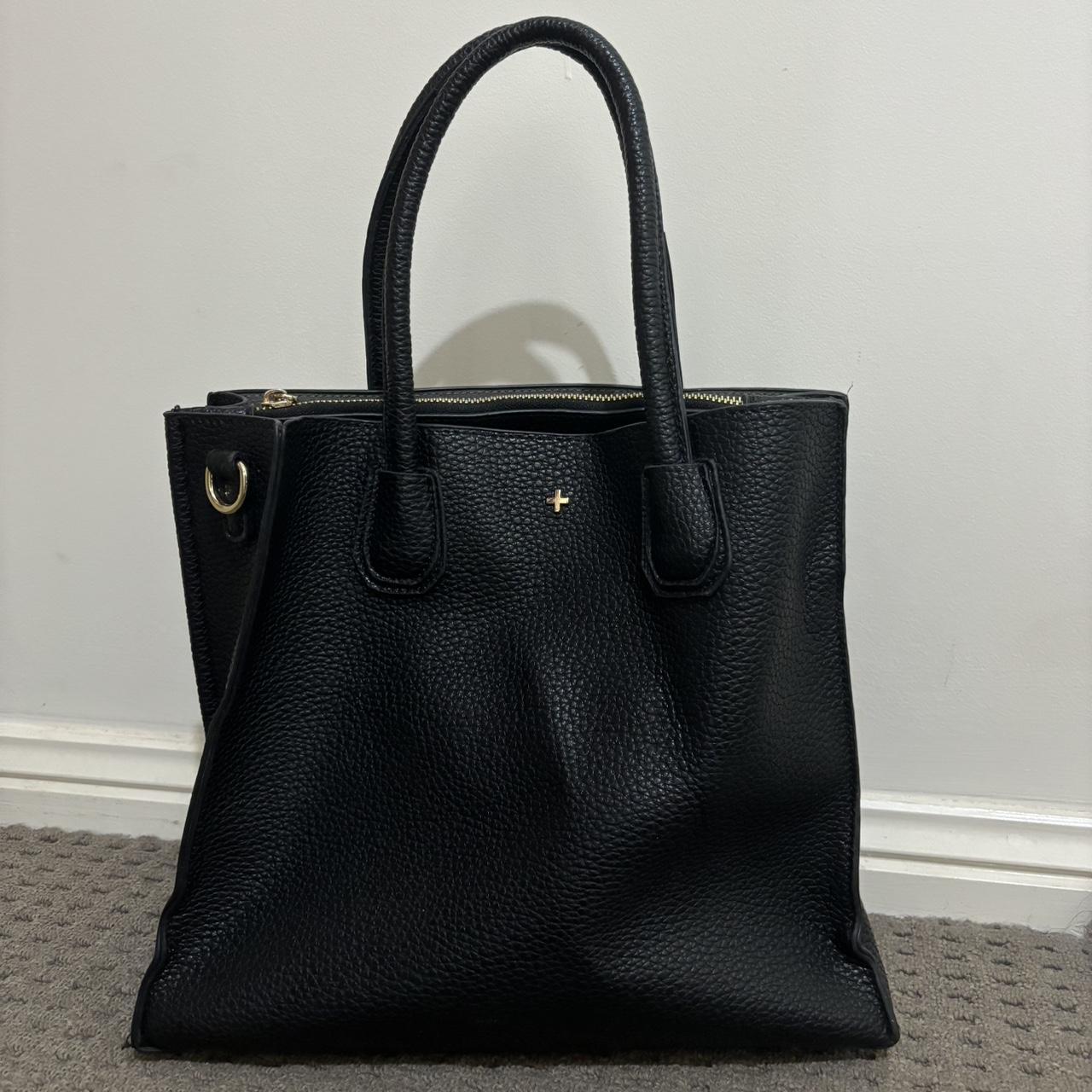 PETA + JAIN HOLLY TOTE BLACK BAG RTP: $89.95 Used... - Depop