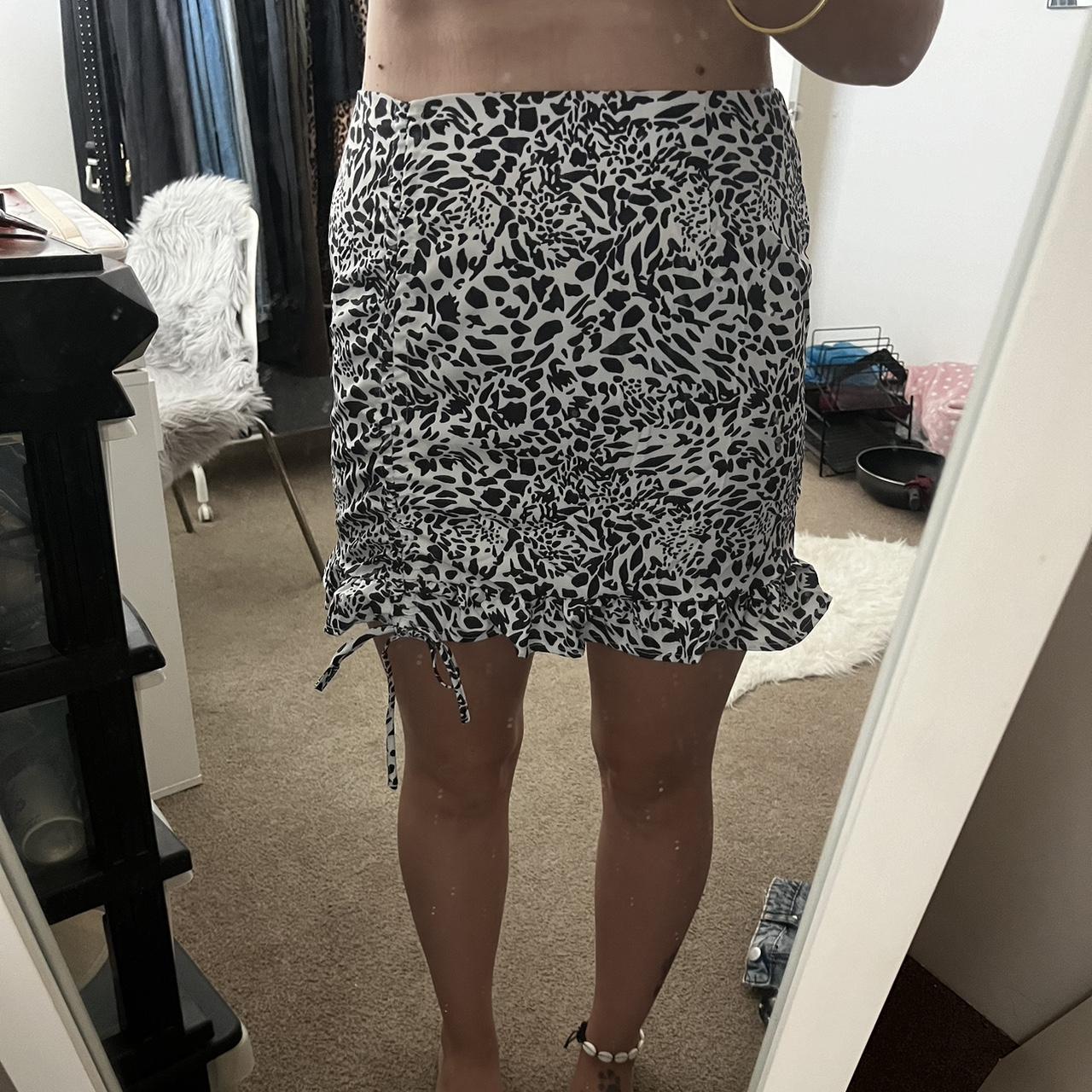 Leopard on sale skirt shein