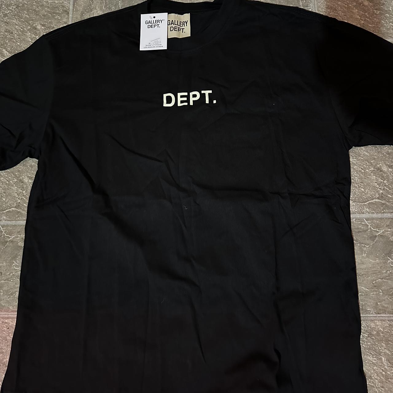 トップス gallery dept. black T-shirt GALLERY DEPT. PAINTED S/S WOMEN'S TEE | WASHED BLACK