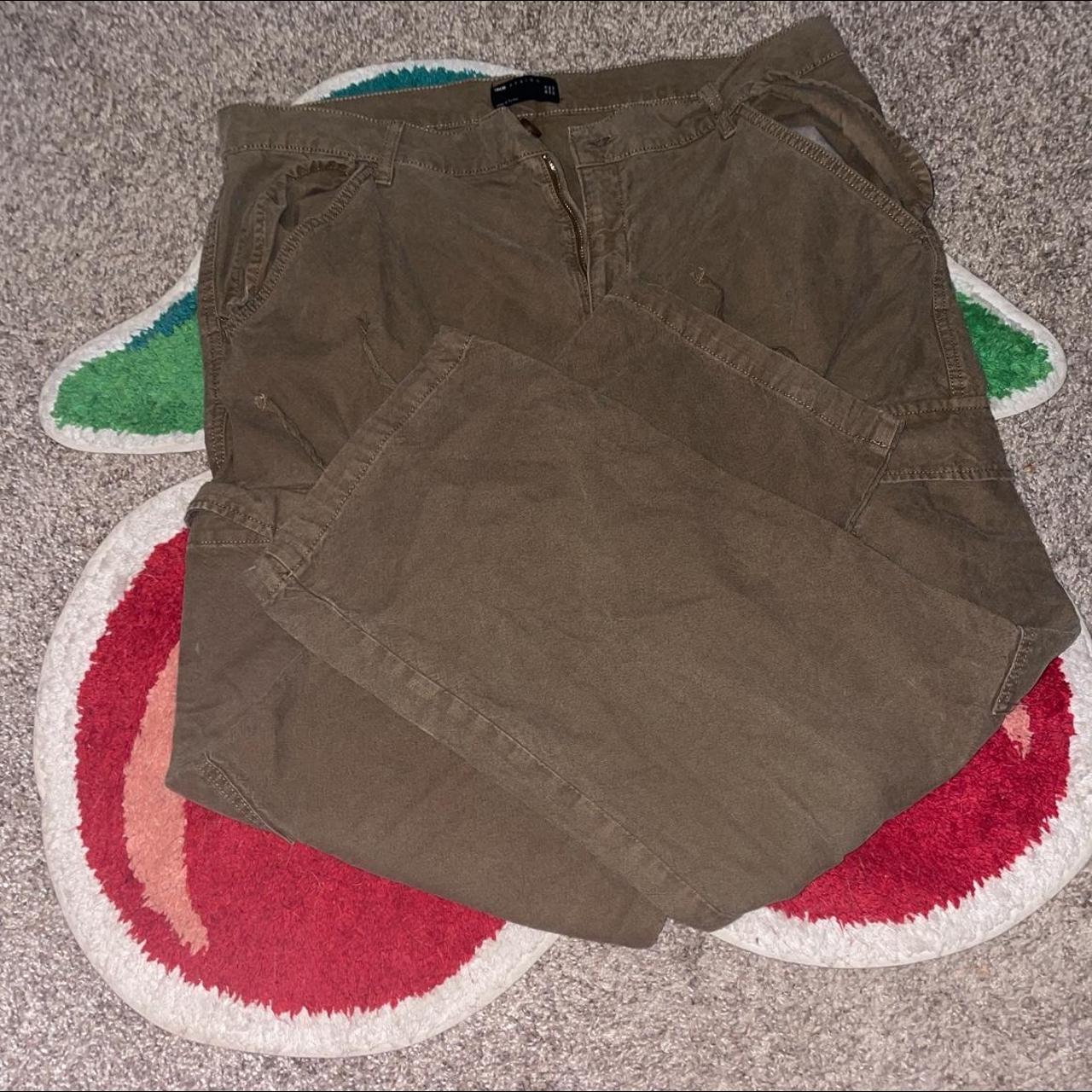 brown-cargo-pants-from-asos-size-14-adjustable-depop