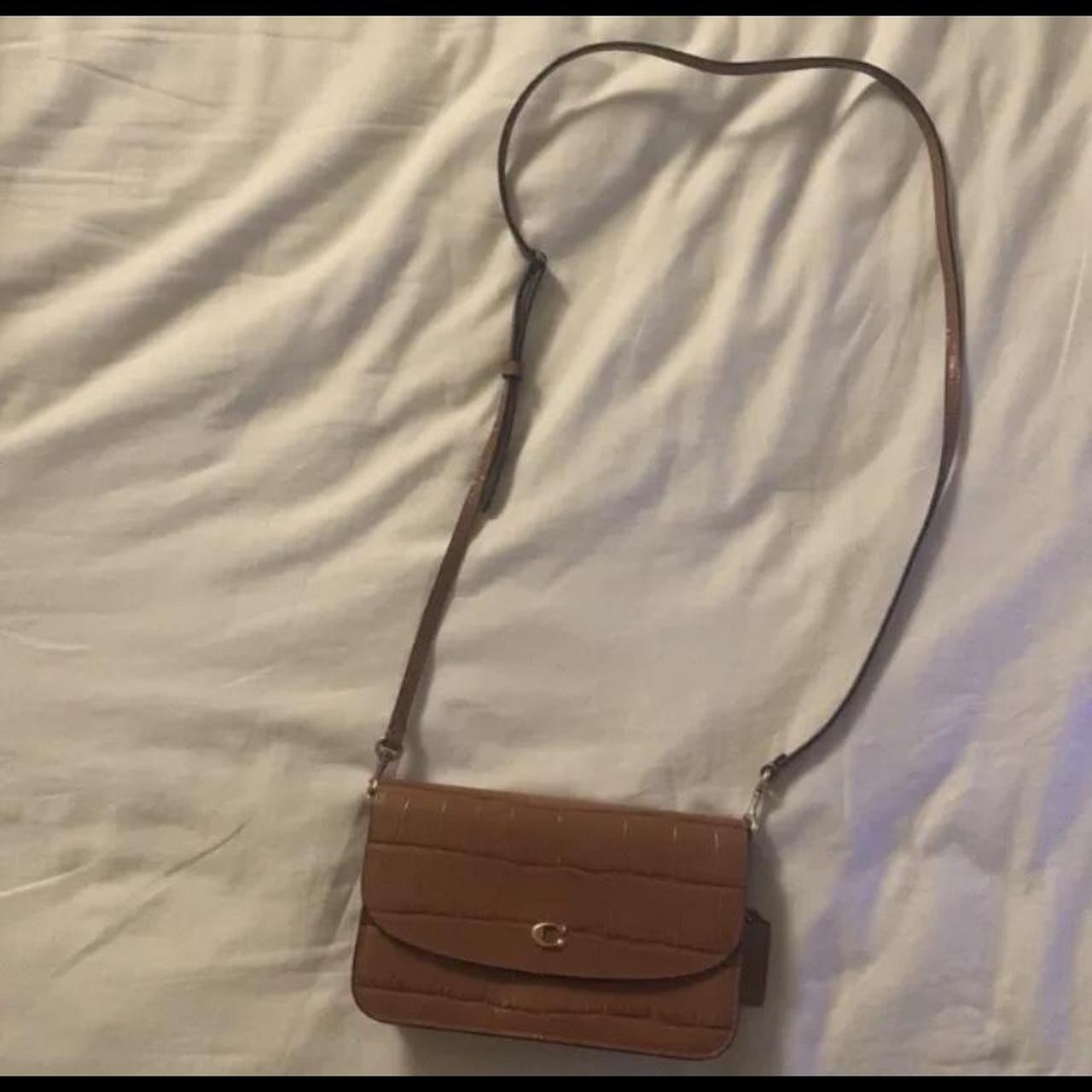 Coach Women's Embossed Leather Crossbody Bag Purse
