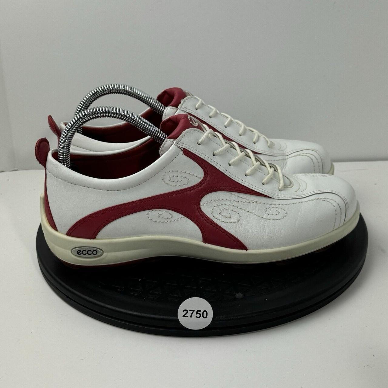 ECCO Floral Womens EU Size 39 US 8 8.5 White Red