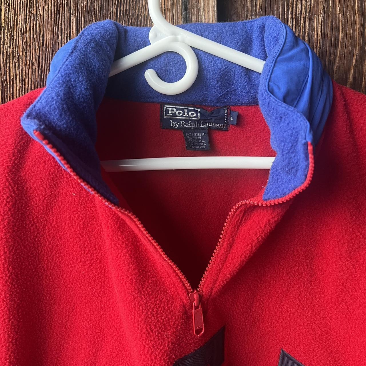 Vintage 90s Ralph Lauren Superman Fleece RARE Size | Depop