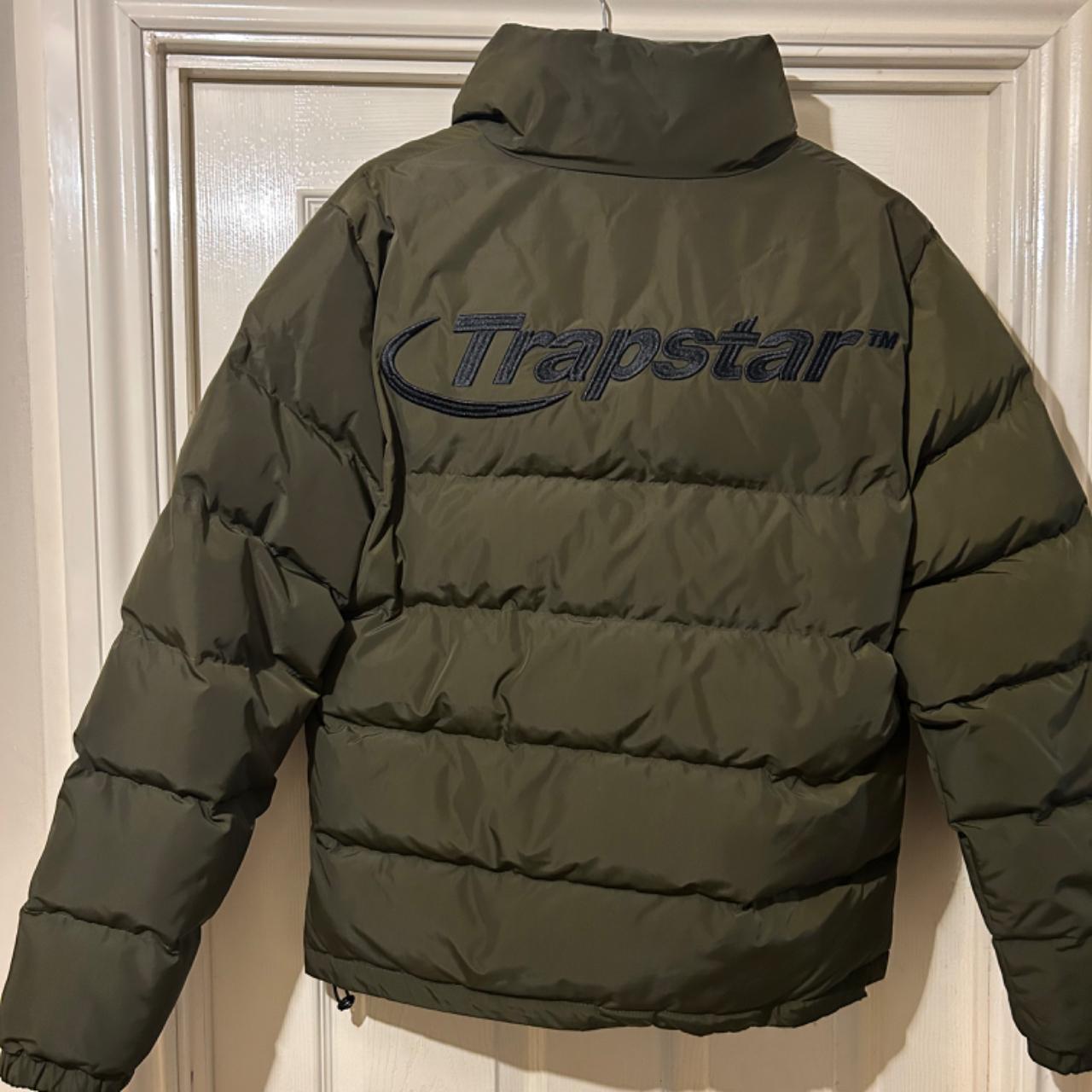 Trapstar jacket Size S Khaki Jacket has been used... Depop