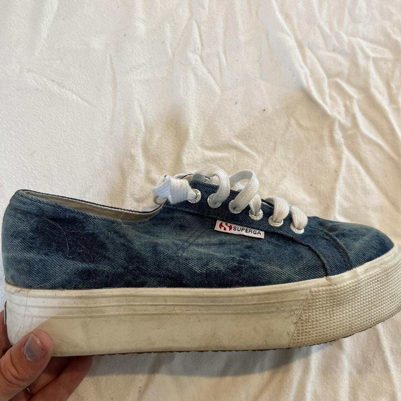 Denim superga best sale