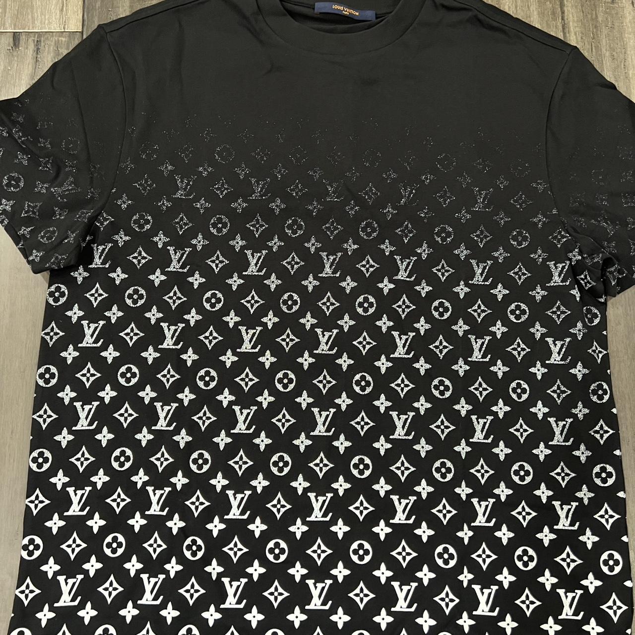 Louis Vuitton LVSE Monogram Gradient T-Shirt Black Size M